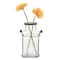 Hello Honey® Glass Vase in Metal Stand with Metal Frog Lid